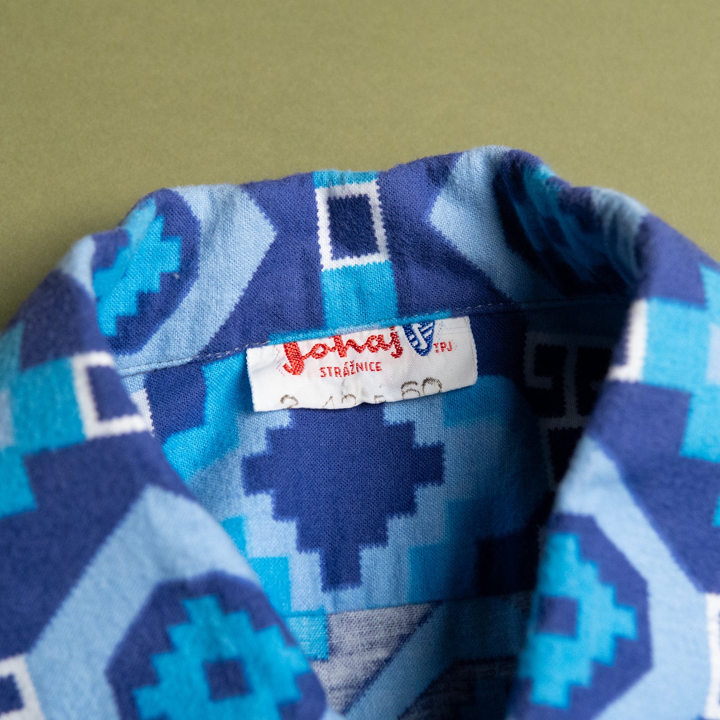 70s Czechoslovak Geometric Shirt