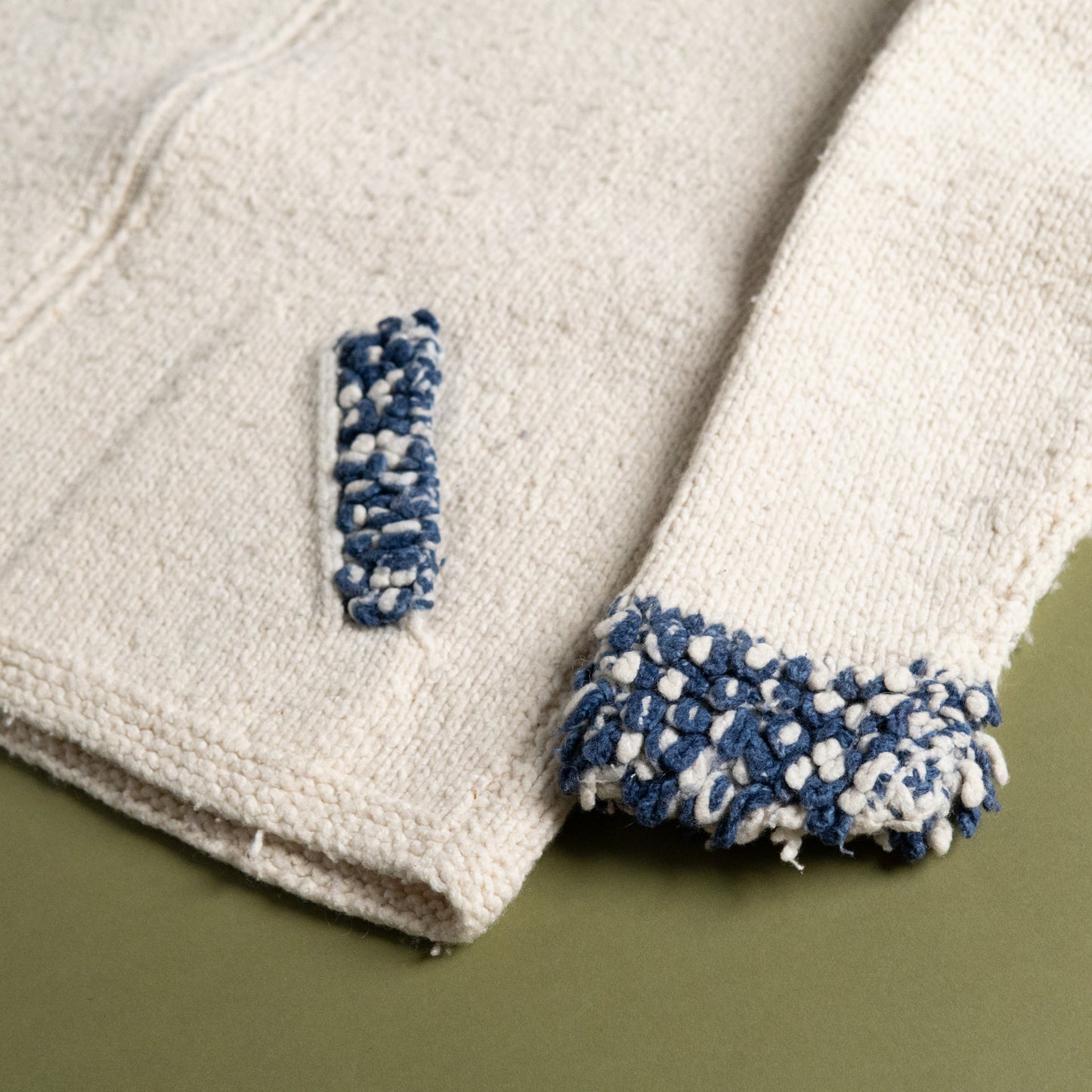 "PACHAMAMA" Knit Zip Jacket - Handmade in Ecuador