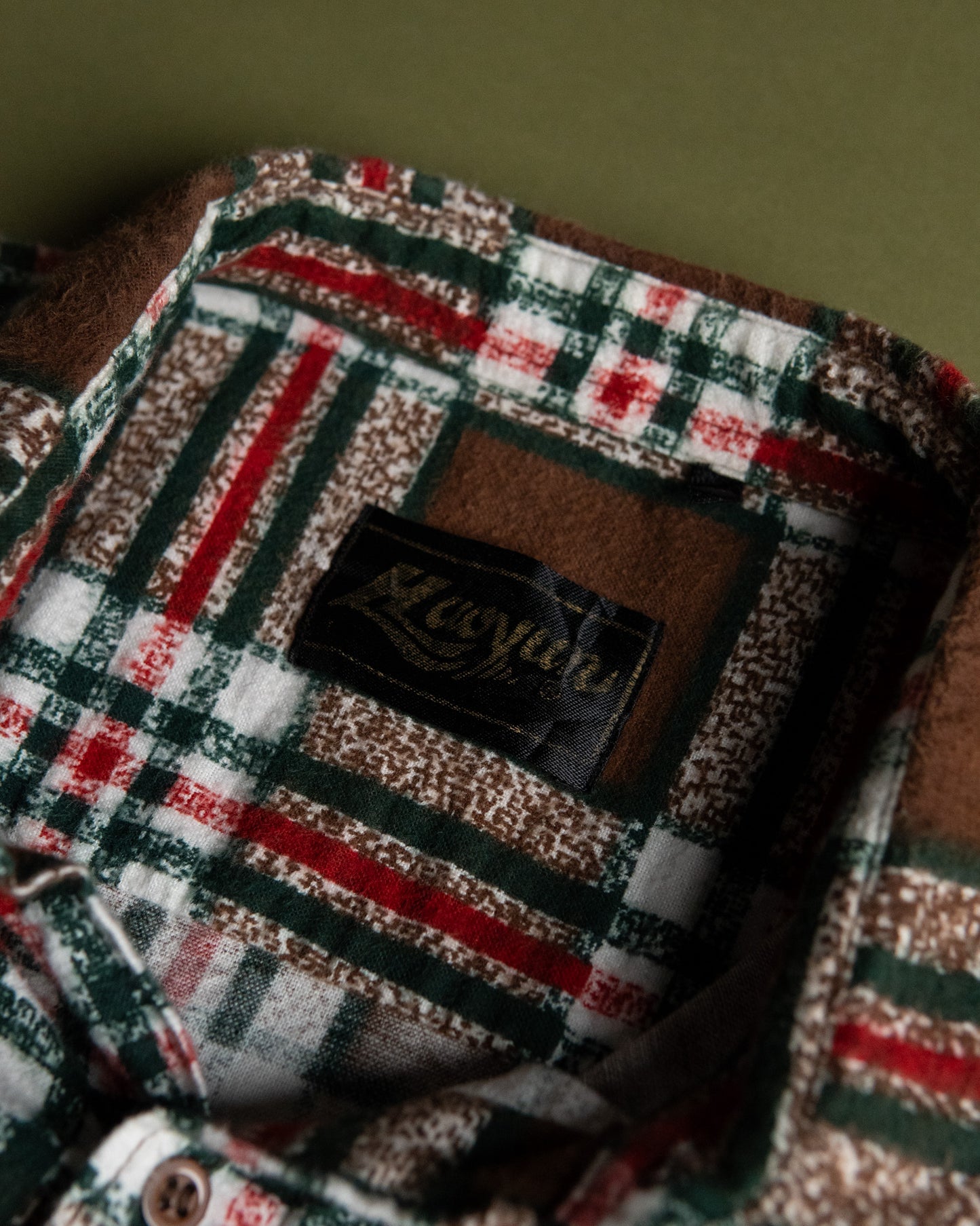 Printed Flannel Plaid Shirt