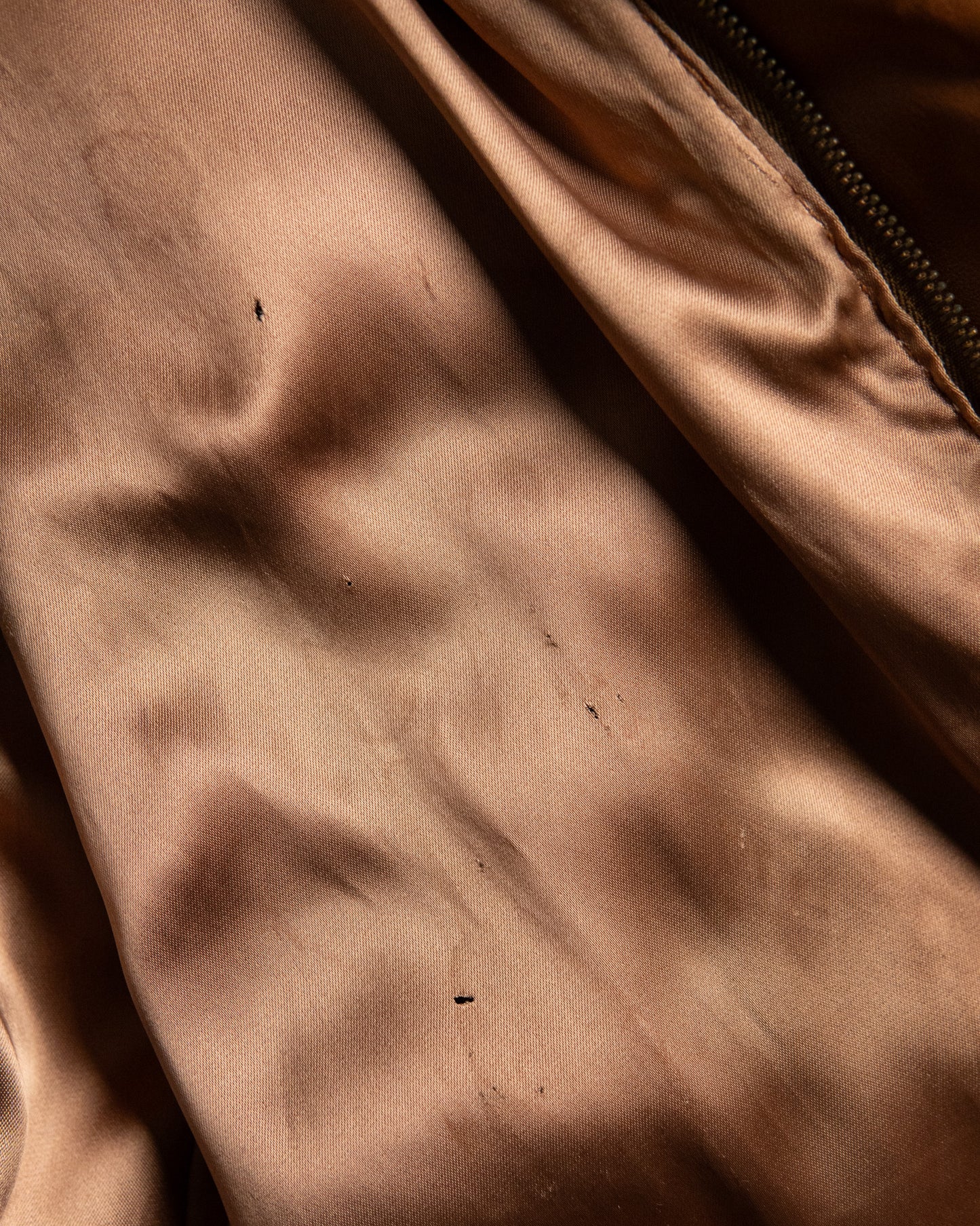 Zip-Up Leather Jacket Made in U.S.A.