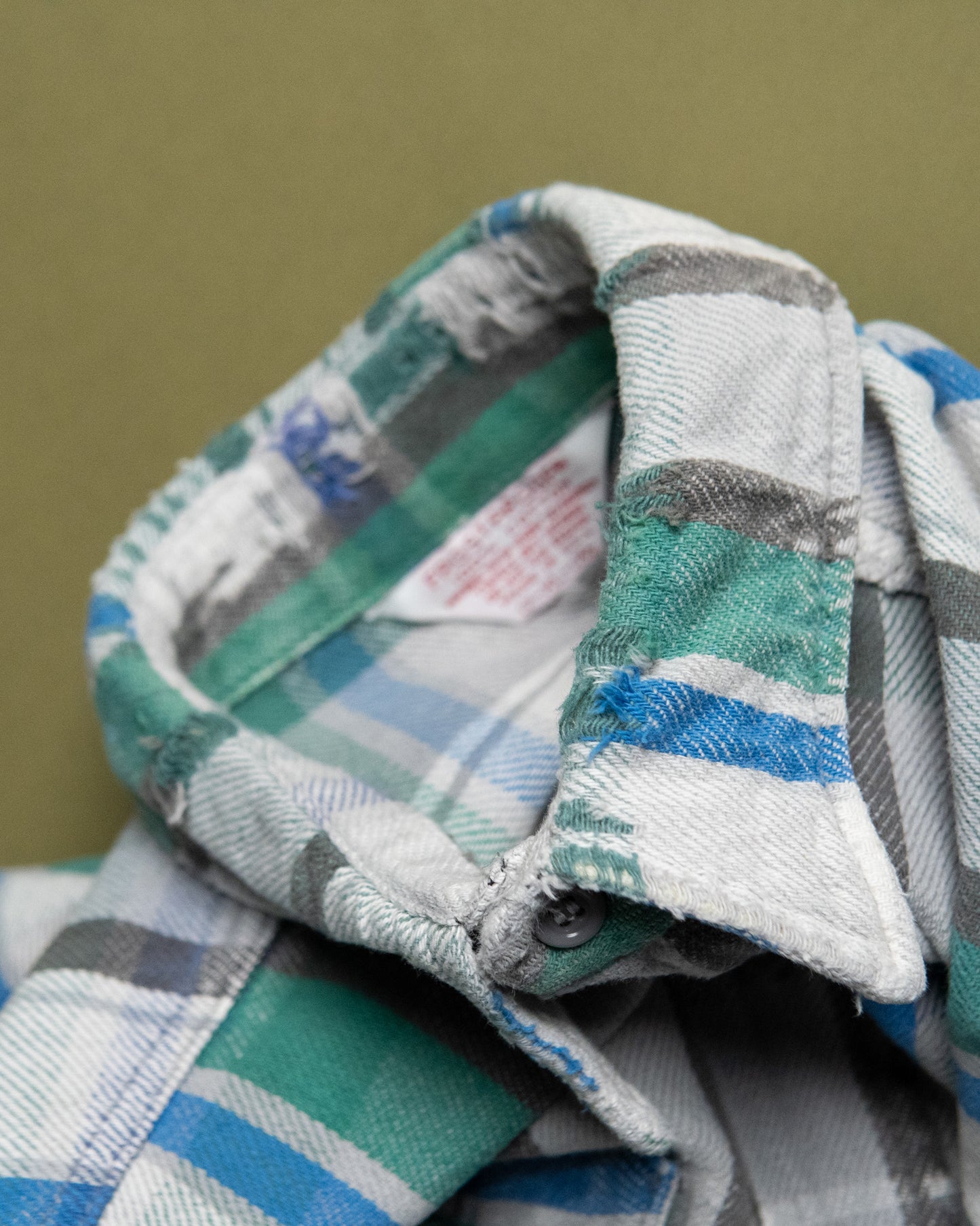 Damaged Flannel Work Shirt