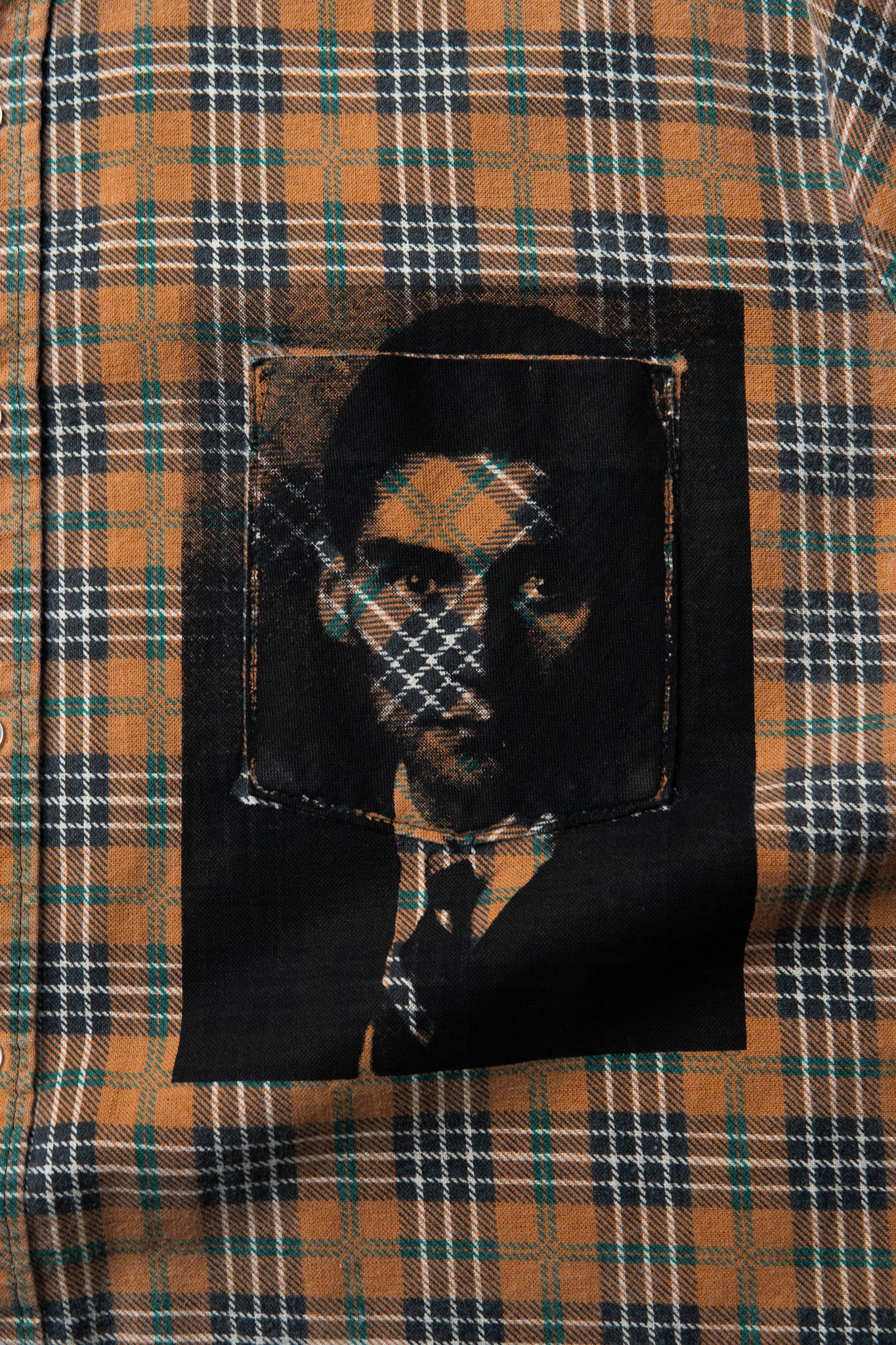 PICK UPPLE REAL WORLD / F.K.Series - Printed Flannel Shirt