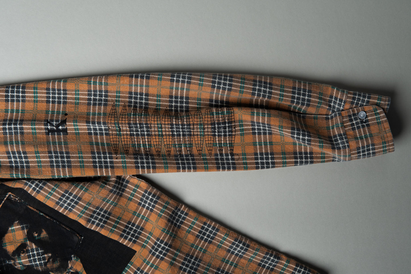 PICK UPPLE REAL WORLD / F.K.Series - Printed Flannel Shirt