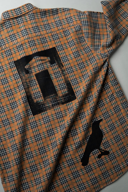 PICK UPPLE REAL WORLD / F.K.Series - Printed Flannel Shirt