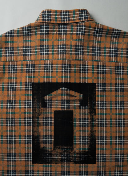 PICK UPPLE REAL WORLD / F.K.Series - Printed Flannel Shirt