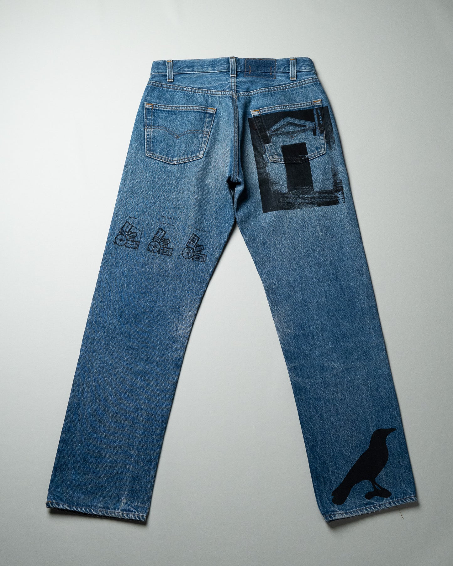 PICK UPPLE REAL WORLD / F.K.Series - Denim Pants