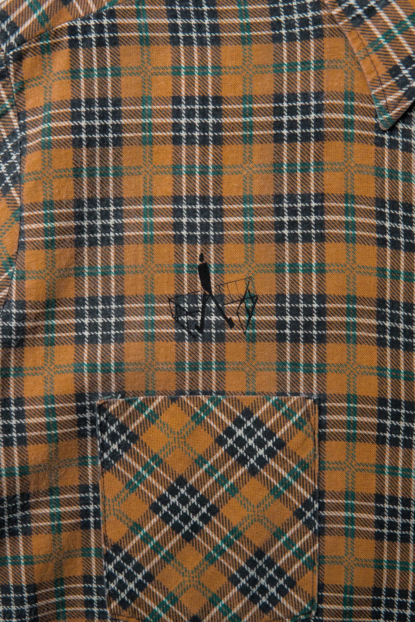 PICK UPPLE REAL WORLD / F.K.Series - Printed Flannel Shirt