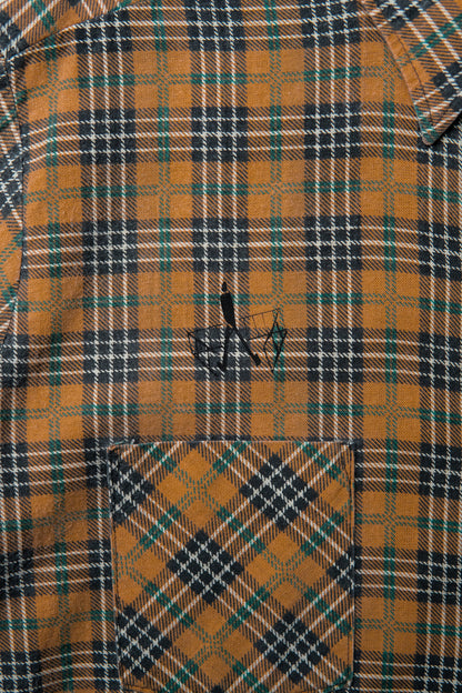 PICK UPPLE REAL WORLD / F.K.Series - Printed Flannel Shirt