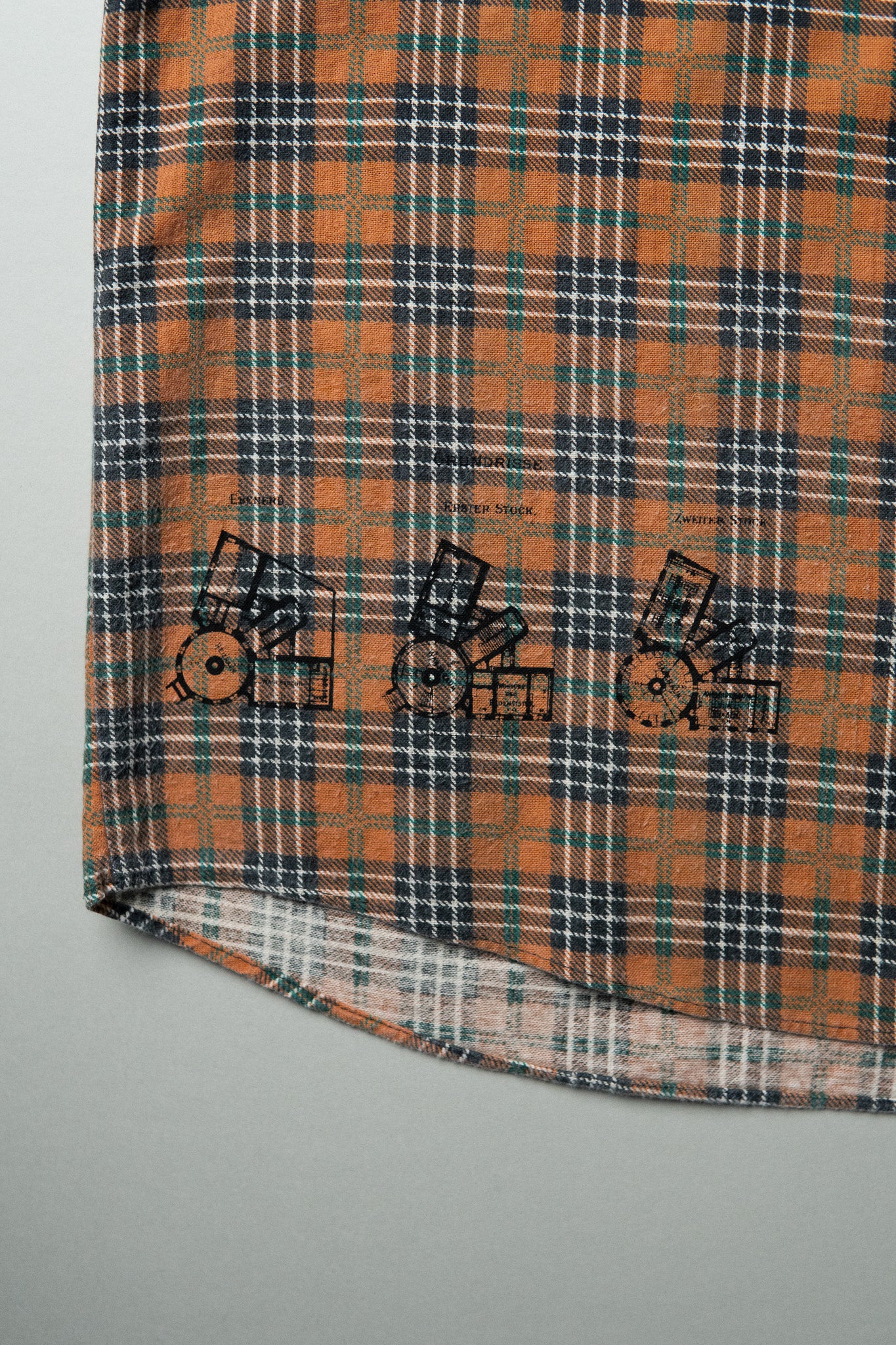 PICK UPPLE REAL WORLD / F.K.Series - Printed Flannel Shirt
