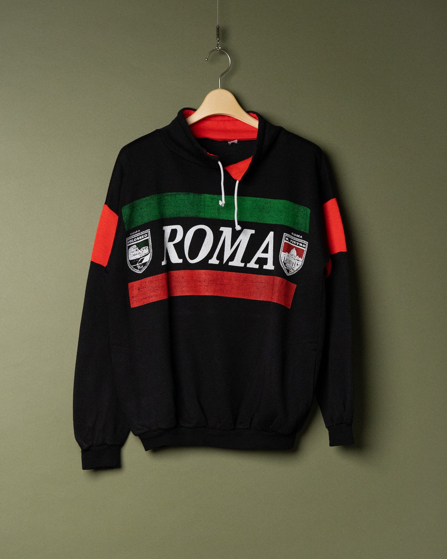 "ROMA" Mockneck Sweatshirt