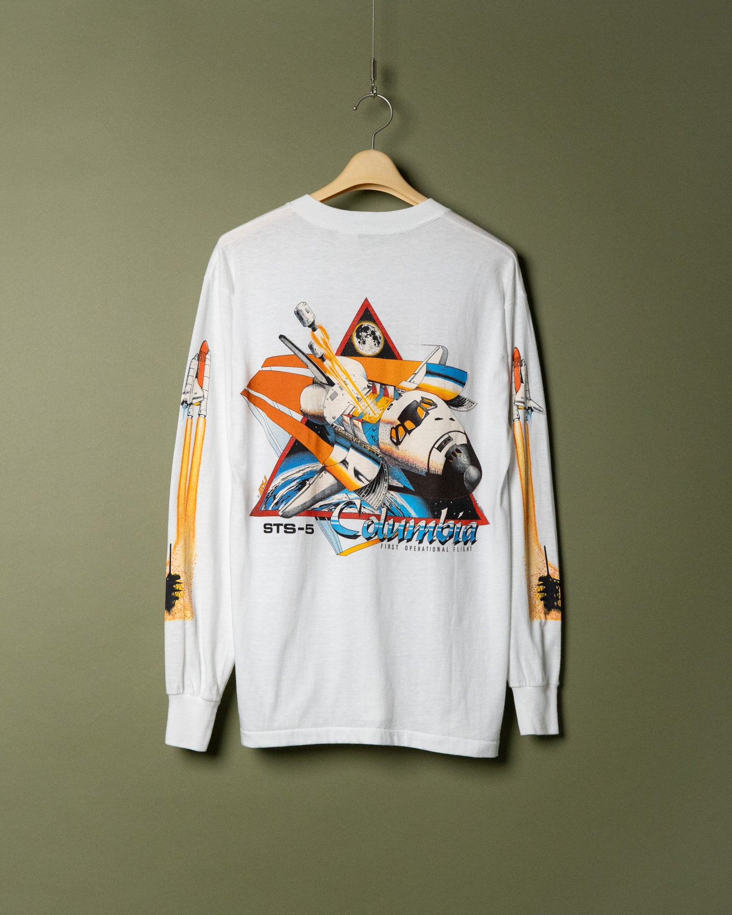 1982 “NASA STS-5 Columbia” Long Sleeve T-Shirt