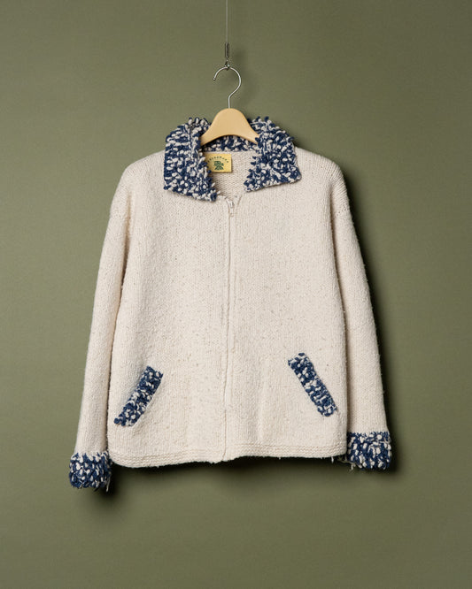 "PACHAMAMA" Knit Zip Jacket - Handmade in Ecuador