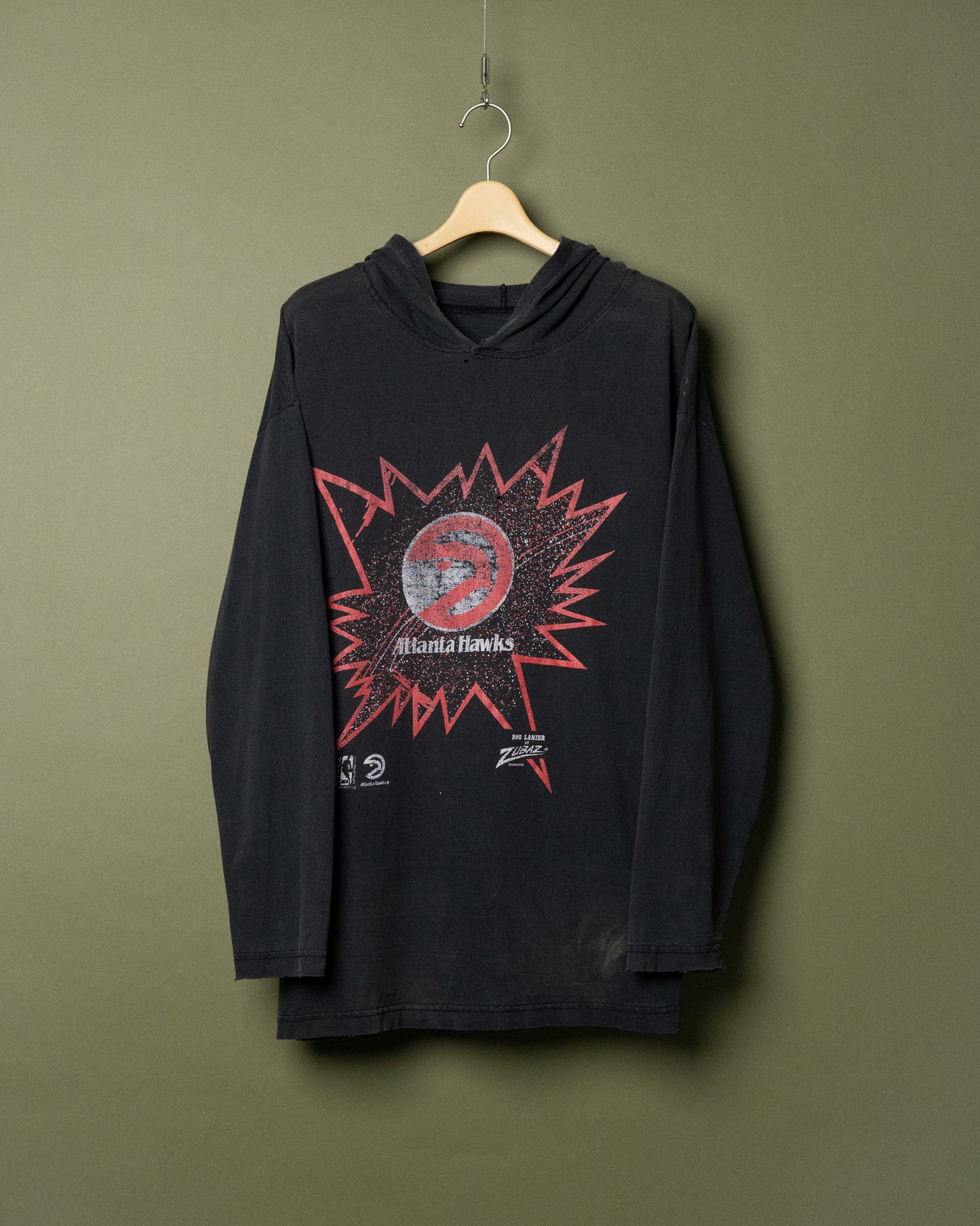 90s "ATLANTA HAWKS × ZUBAZ" Hoodie