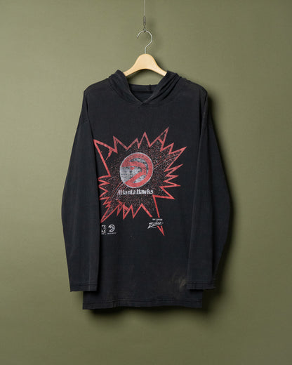90s "ATLANTA HAWKS × ZUBAZ" Hoodie