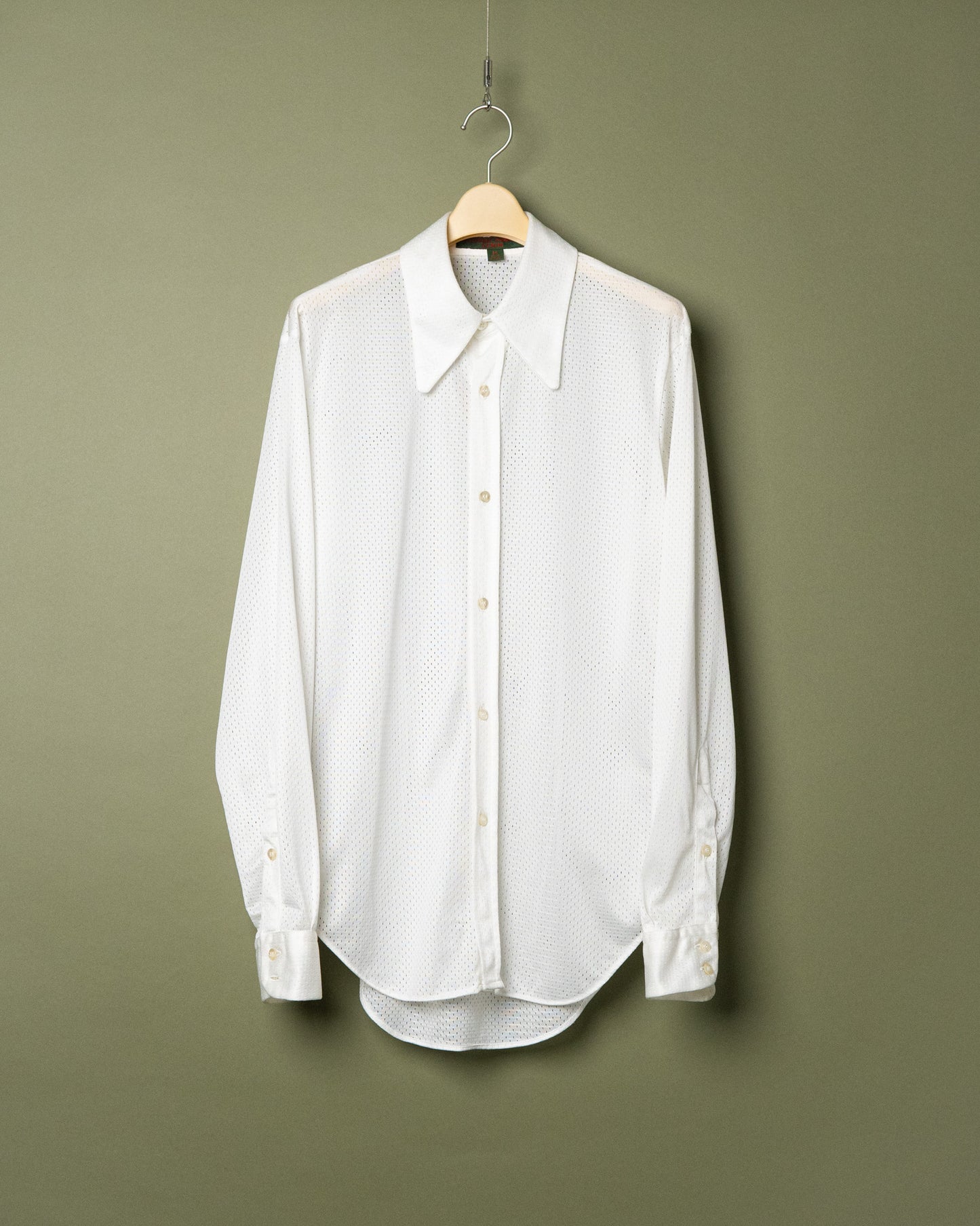 "KATHARINE HAMNETT DENIM" Mesh Dress Shirt