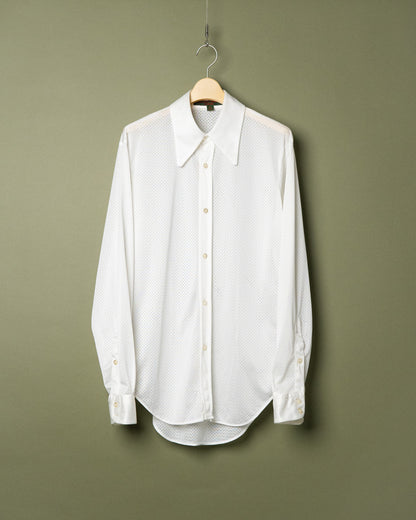 "KATHARINE HAMNETT DENIM" Mesh Dress Shirt