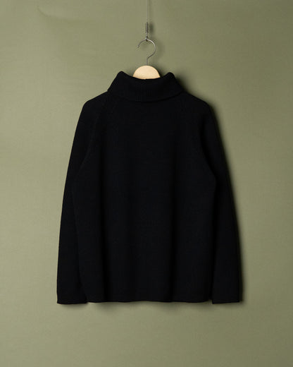 60s Embroidered Turtleneck Sweater