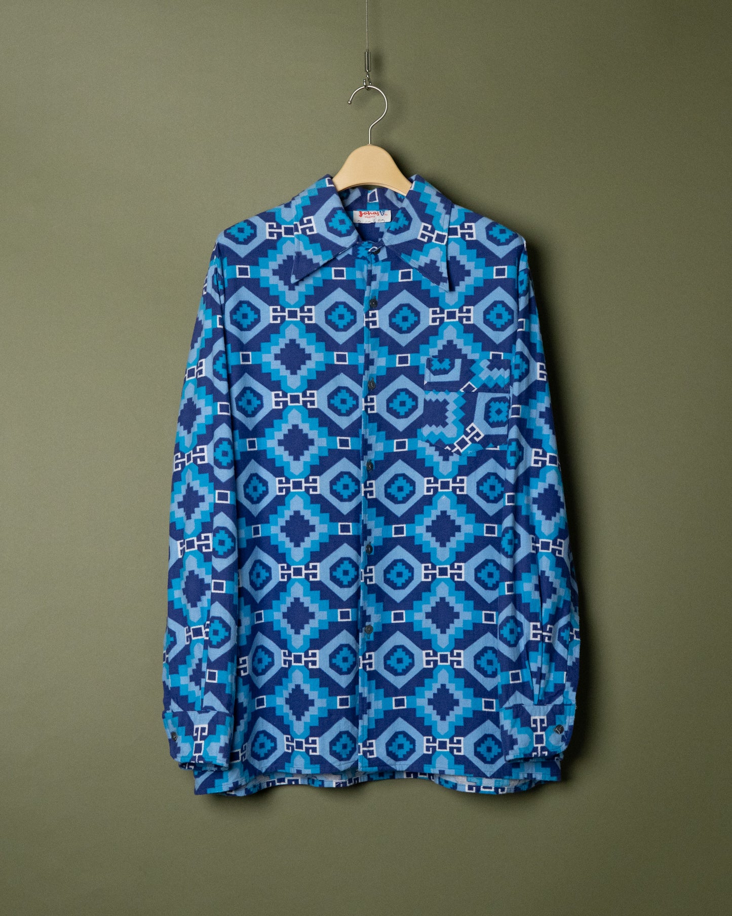 70s Czechoslovak Geometric Shirt