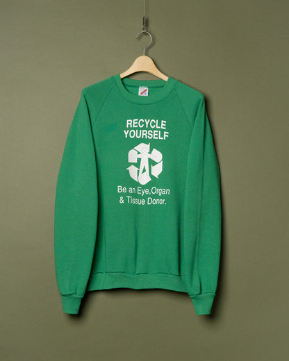 90s "RECYCLE YOURSELF" Sweatshirt