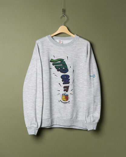 90s "STEP ON IT" Recycling Sweatshirt