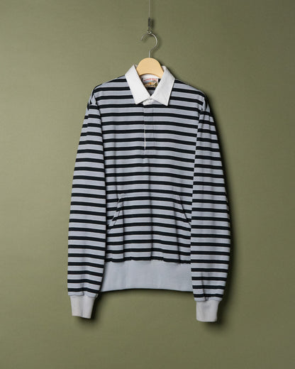 Stripe Pullover with White Collar