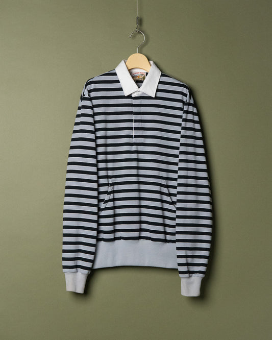 Stripe Pullover with White Collar