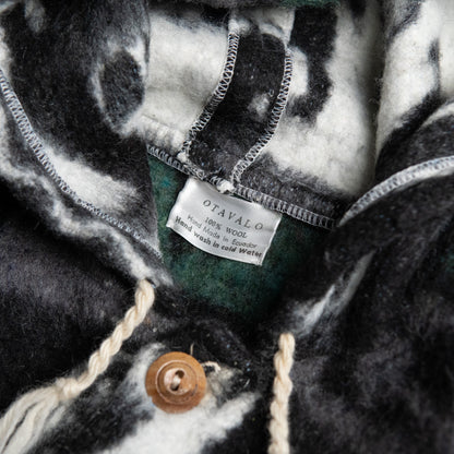 Hooded Wool Jacket Hand Made in Equador