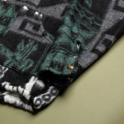 Hooded Wool Jacket Hand Made in Equador