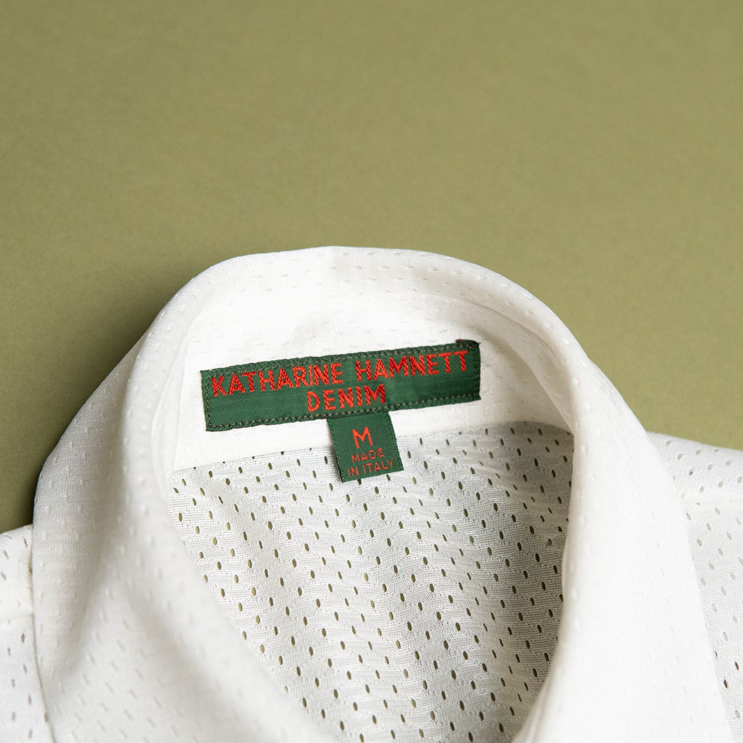 "KATHARINE HAMNETT DENIM" Mesh Dress Shirt