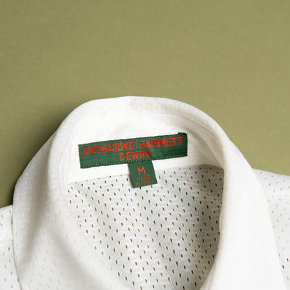 "KATHARINE HAMNETT DENIM" Mesh Dress Shirt