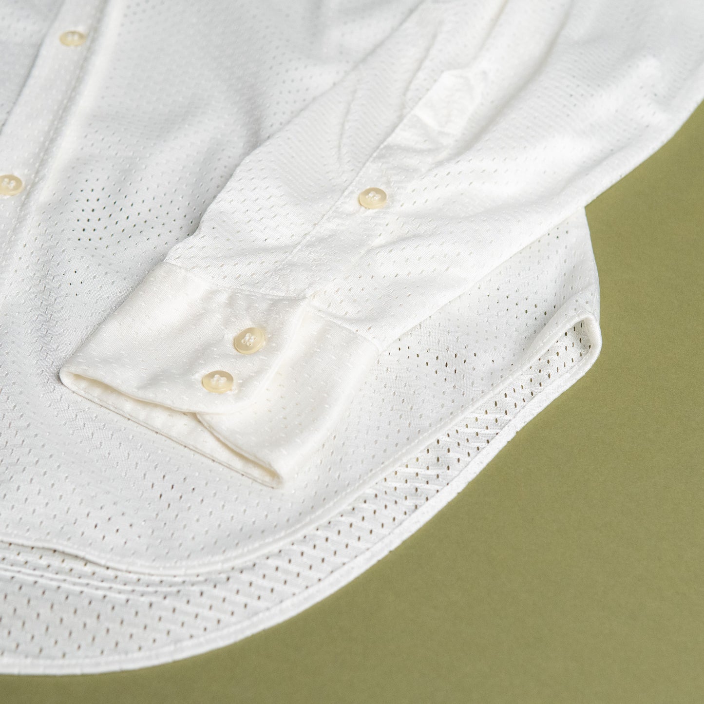 "KATHARINE HAMNETT DENIM" Mesh Dress Shirt