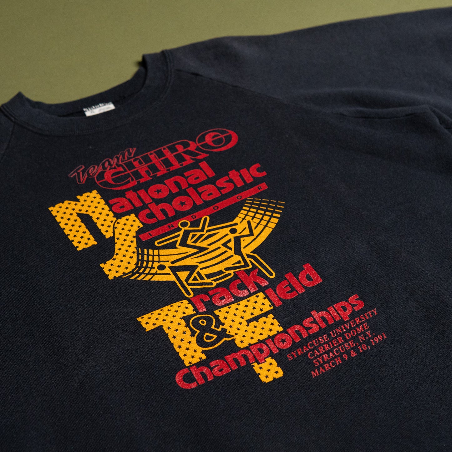 "1991 National Scholastic Indoor Track & Field" Sweatshirt