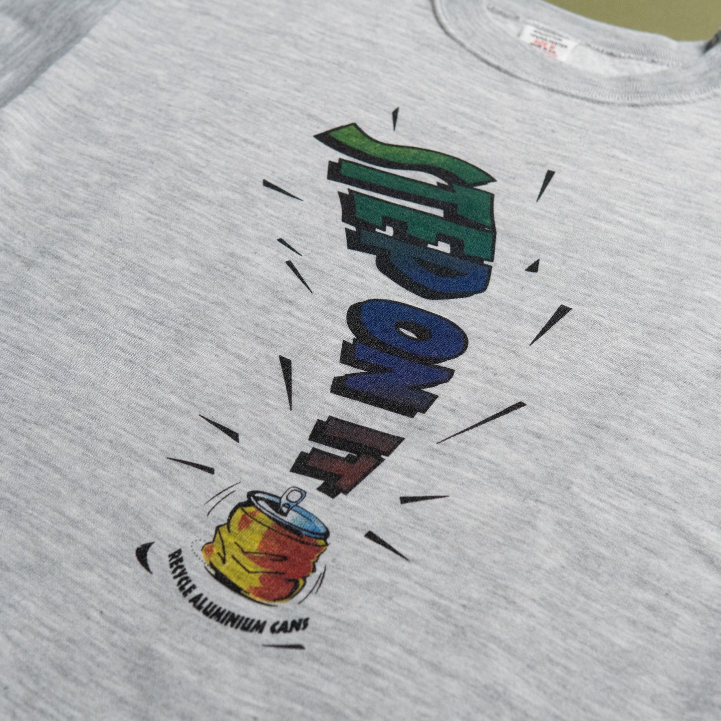 90s "STEP ON IT" Recycling Sweatshirt