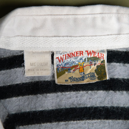 Stripe Pullover with White Collar