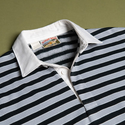 Stripe Pullover with White Collar