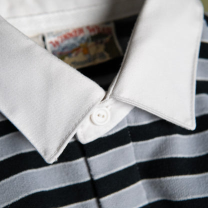 Stripe Pullover with White Collar