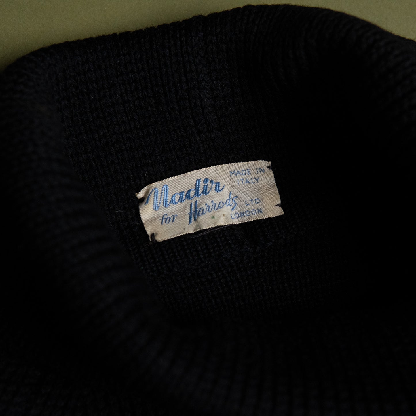 60s Embroidered Turtleneck Sweater