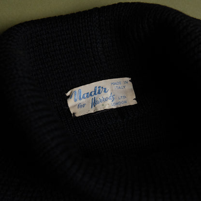 60s Embroidered Turtleneck Sweater