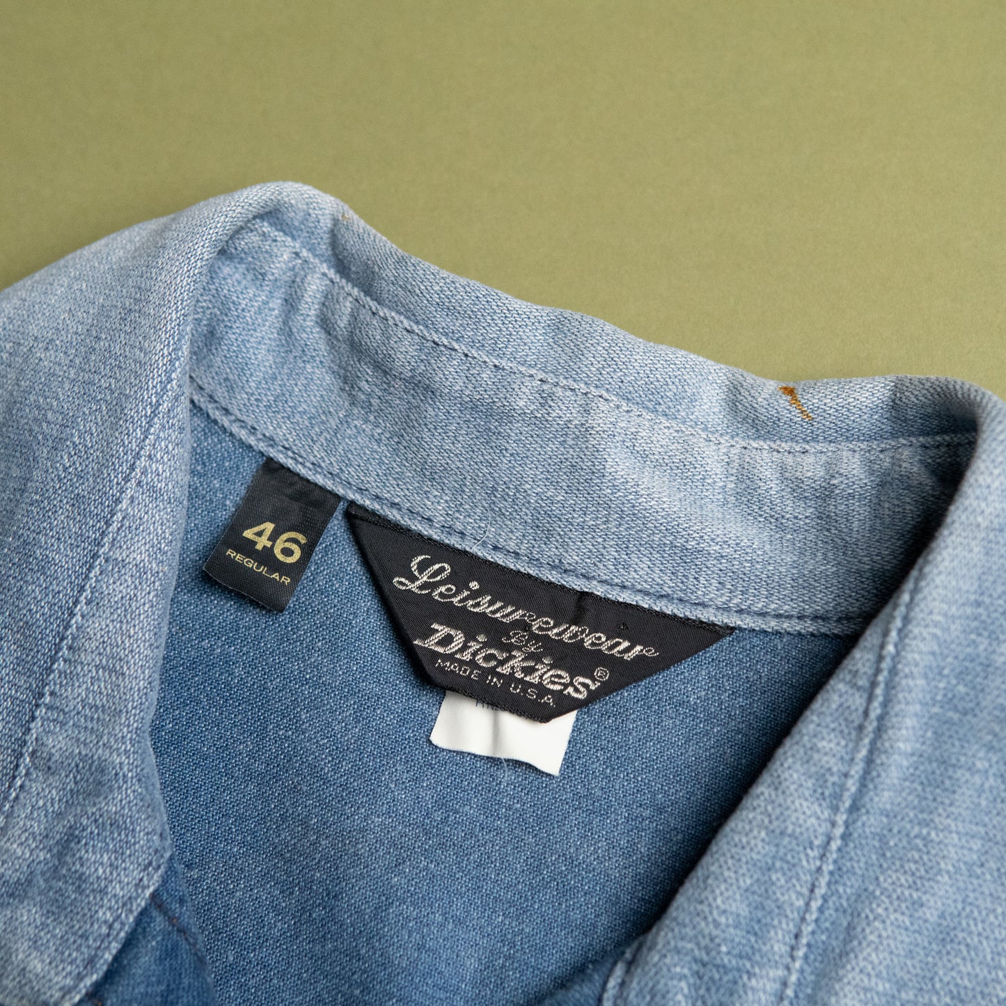 70s "Dickies" Denim Shirt Jacket