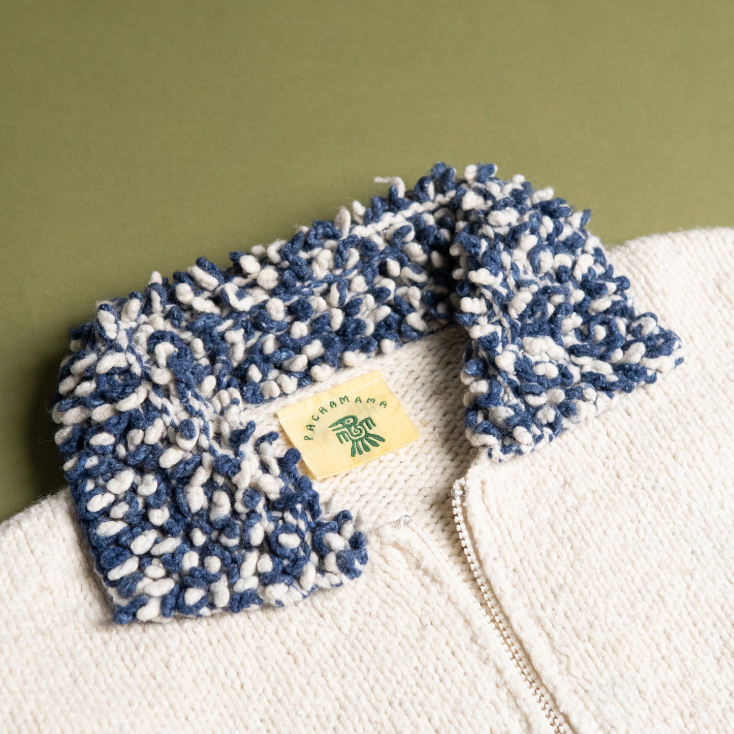 "PACHAMAMA" Knit Zip Jacket - Handmade in Ecuador