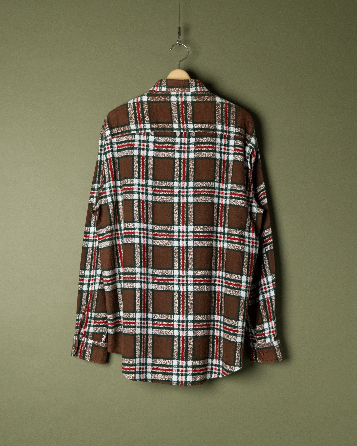 Printed Flannel Plaid Shirt