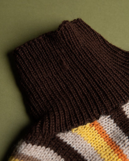 Striped Turtleneck Sweater