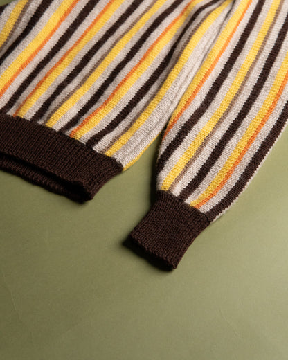 Striped Turtleneck Sweater