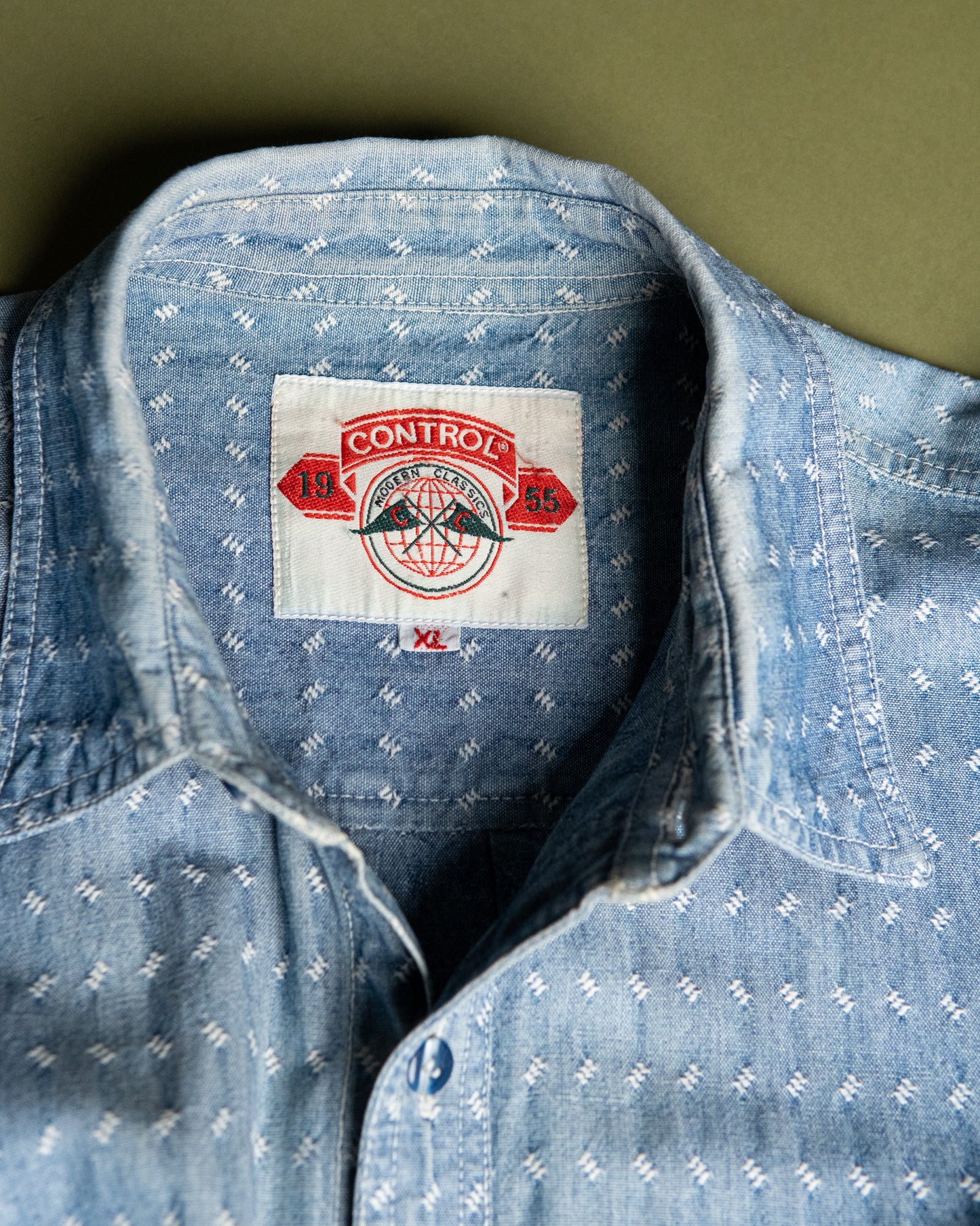 Jacquard Chambray Shirt