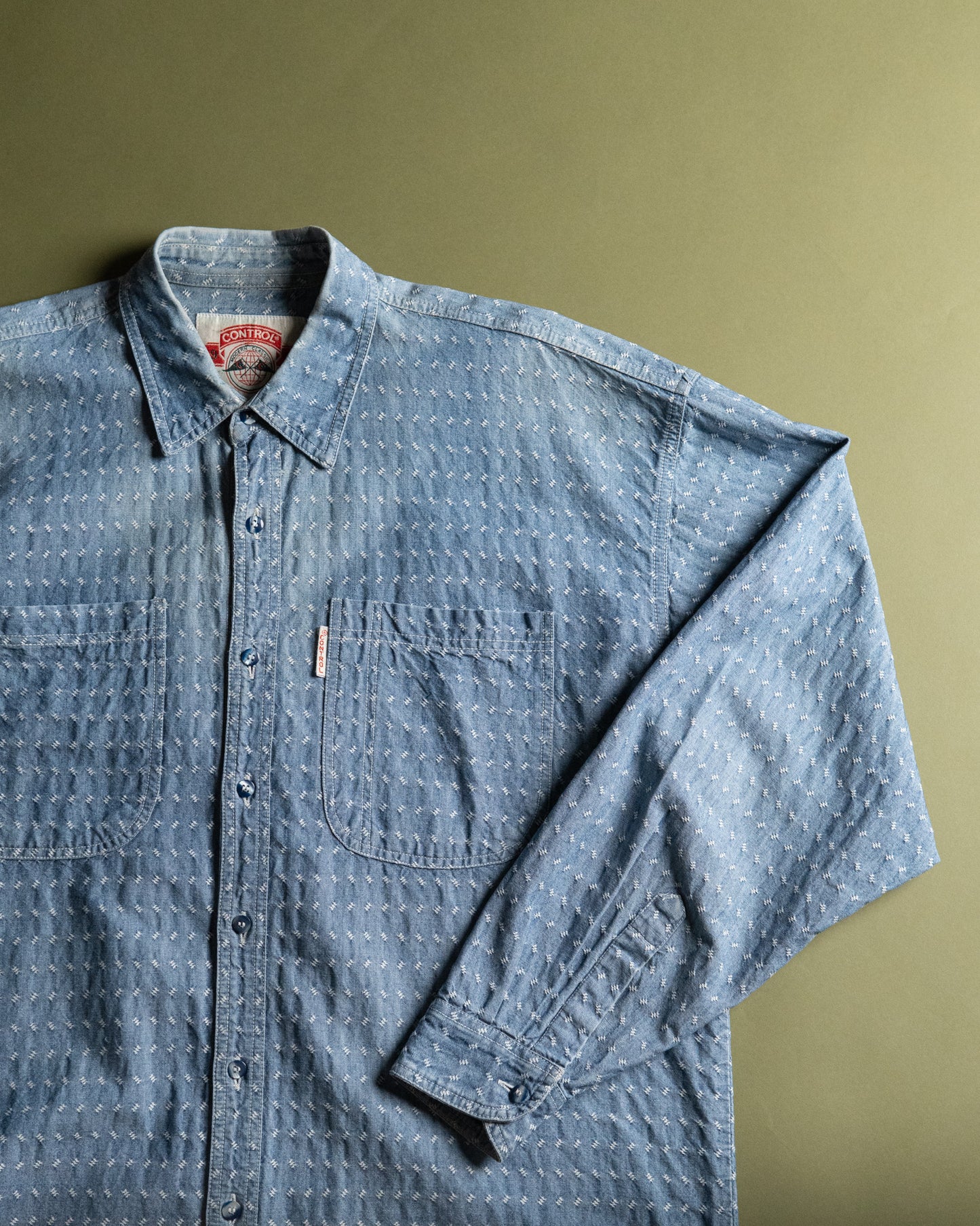Jacquard Chambray Shirt