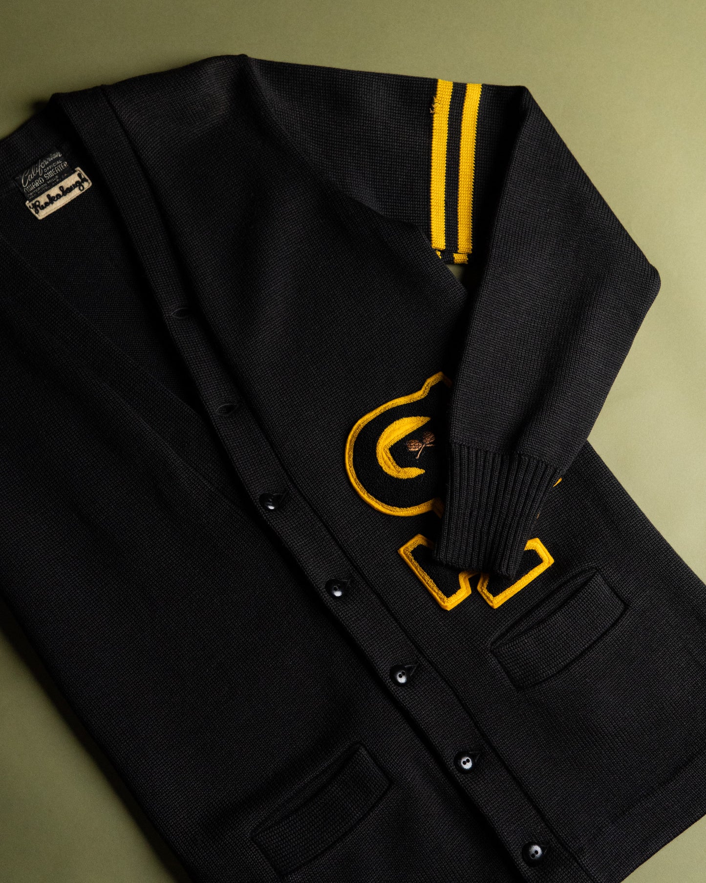 Vintage Lettered Cardigan