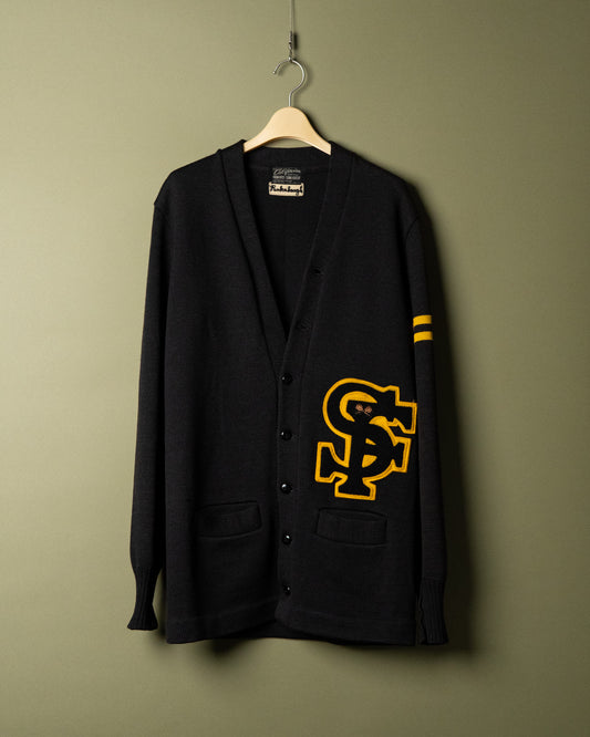Vintage Lettered Cardigan