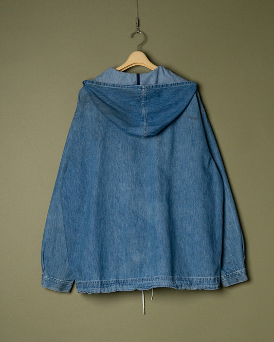 "GUESS" Denim Half-Zip Anorak