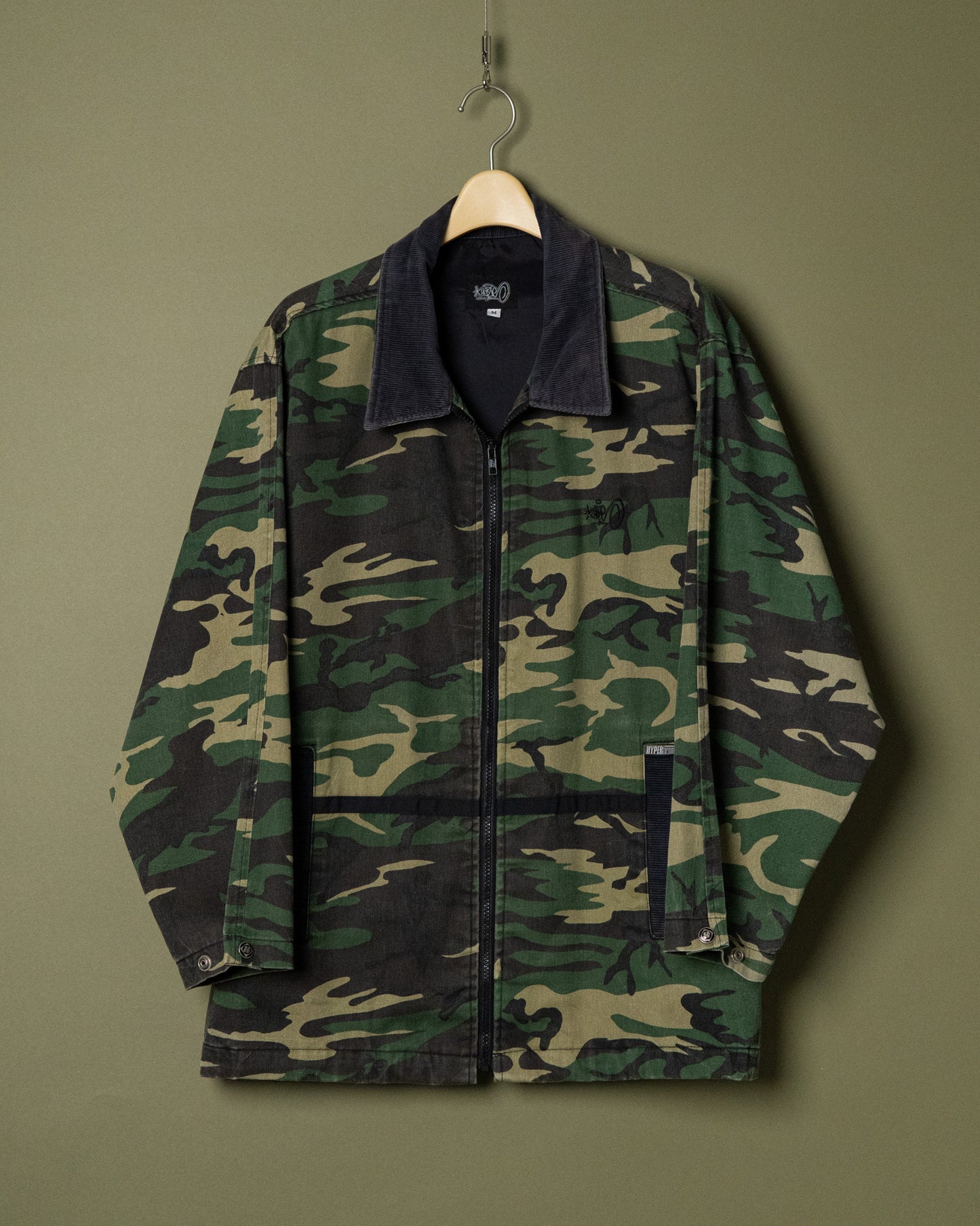 "HAZE" Camo Zip-Up Jacket