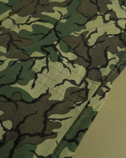 70s Thai Unidentified Military Camo Shirt Jacket